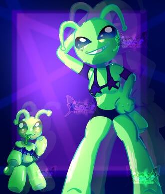Full body + chibi example