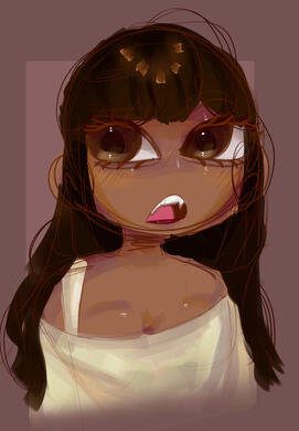 Half body sketch
