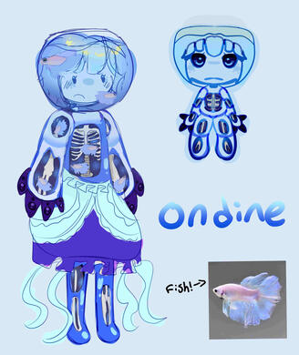 Full body + chibi (personal colored sketch)